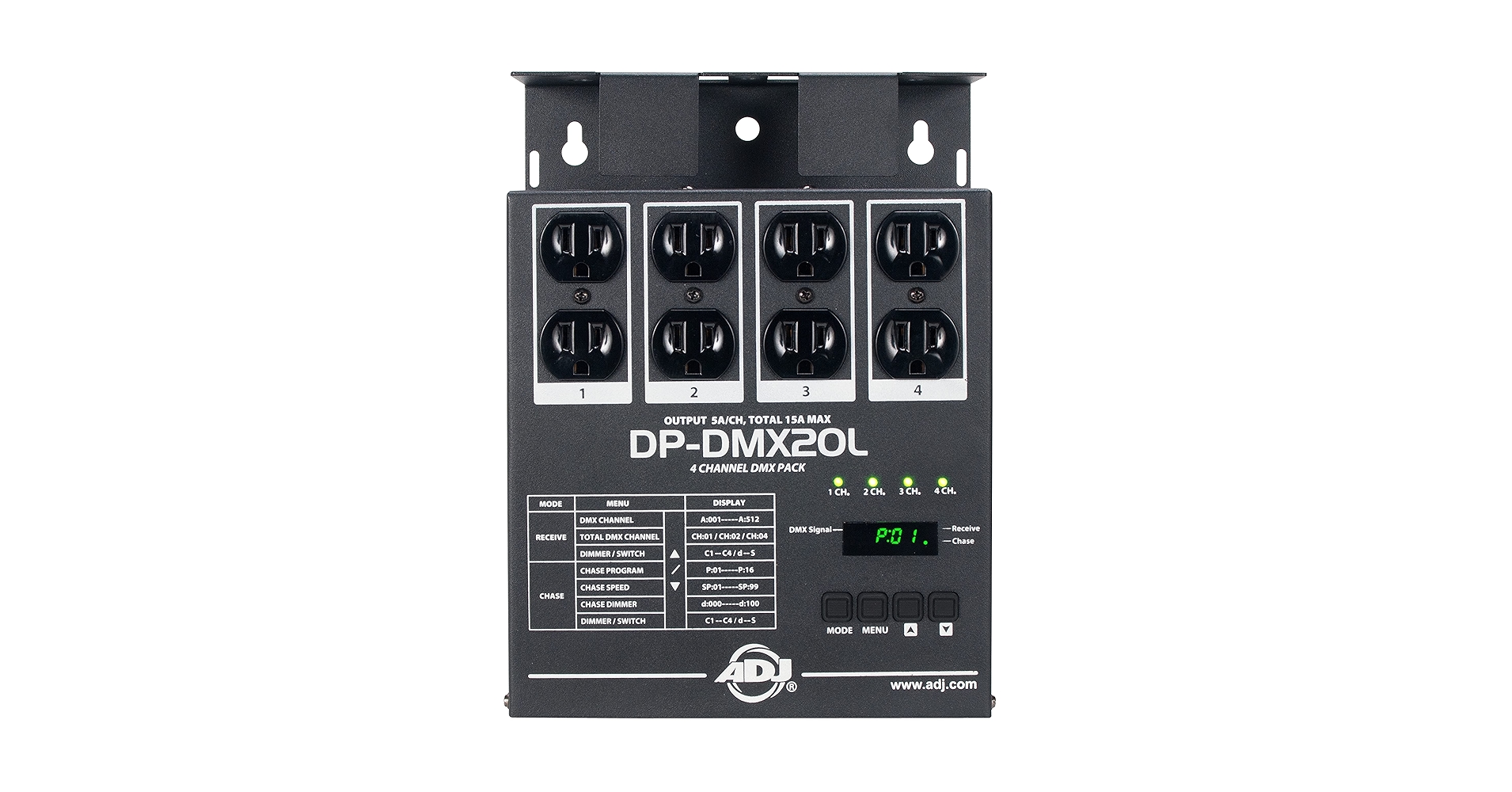 Amazon.com: ADJ Products DMX20L 4-Channel Universal DMX